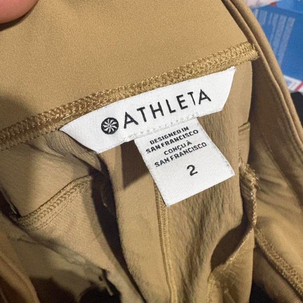 Athleta Trekkie north jogger big sur brown hiking pants outdoors camping size 2 - Picture 4 of 6